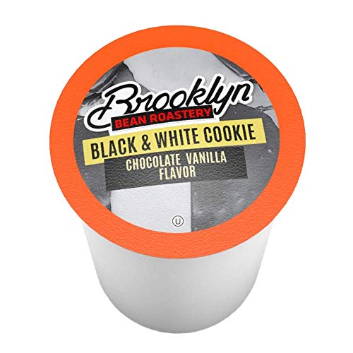 Brooklyn Beans Black and White Cookie Coffee Pods, Compatible with 2.0 K-Cup malt-inspired, 40 Count