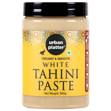 Urban Platter White Tahini Paste 500g [100% Sesame, Creamy and Smooth, Versatile Ingredient]