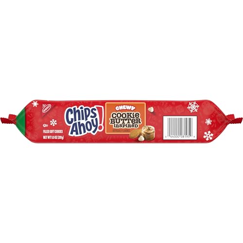 CHIPS AHOY! Chewy Cookie Butter-Inspired Cookies  Limited Edition Holiday   9.9 oz