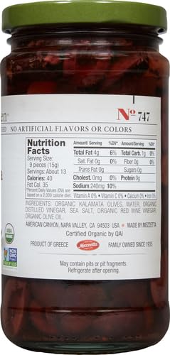 Jeffs Naturals Organic Sliced Greek Kalamata Olives - 7 oz
