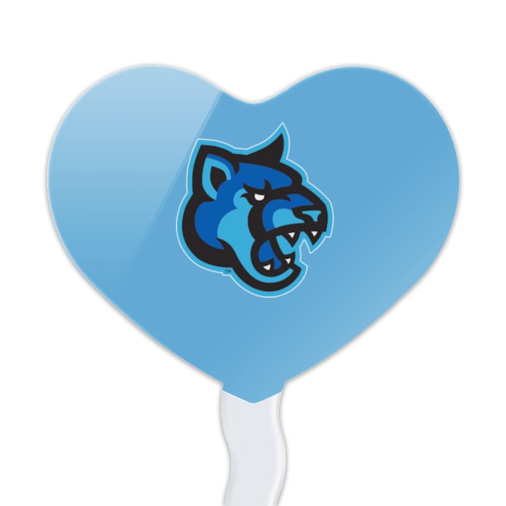 GRAPHICS & MORE Cupcake Toppers Set of 6, Acrylic, California State University San Marcos, Heart Love Design