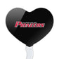 GRAPHICS & MORE Cupcake Picks Set of 6, Acrylic, California State University, East Bay, Heart Love Decoration, Model CUPT.HRT.ACR.6PK.CLCCSH500B