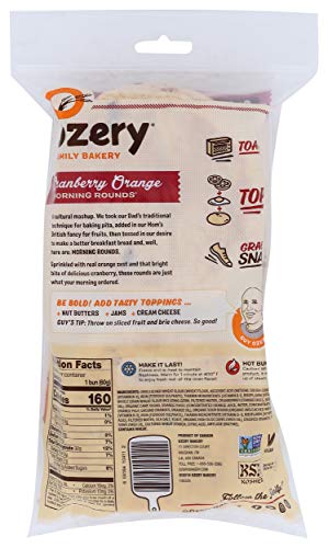 Ozery Bakery Morning Rounds Cranberry Orange, 12.7 oz (Frozen)
