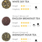Twg Tea | Around The Globe S | 6 Varieties | Limited Availability Tea Blends | 30 Hand Sewn Cotton Teabags | Gift Set