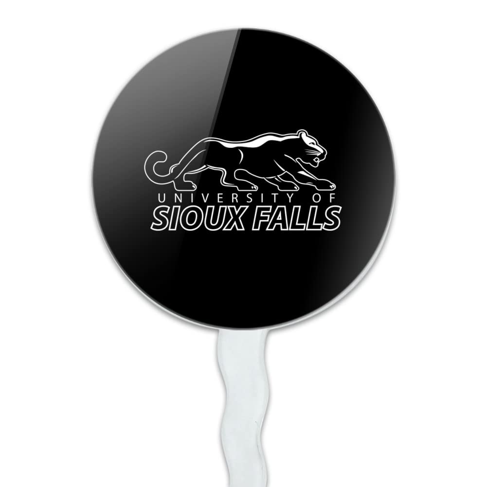 University Of Sioux Falls Secondary Logo Cupcake Picks Toppers Decoration Set Of 6