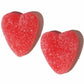 Queen City Candy Cave Sugar Dusted Cinnamon Hearts Gummy Candy, Chewy Red Cinnamon Hearts For Baking (8 Oz)