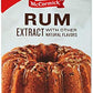 McCormick Rum Extract, 1 Fl Oz Bottle, Ideal for Baking and Cooking