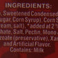 COLD STONE DESSERT TOPPER CARAMEL