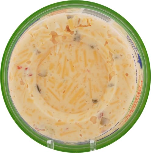 PALMETTO CHEESE Jalapeno Pimento Cheese Spread - Homestyle Spreadable Cheddar Cheese for Holiday Sides and Appetizers, Burgers,