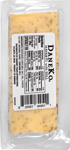 DANEKO Imported Danish Havarti with Dill, 7 oz