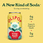 OLIPOP Prebiotic Soda Pop  Crisp Apple  Pantry Pack Packed with Prebiotics  Fiber  and Botanicals  Gluten Free  Vegan  GMO Free  12oz (12-Cans)