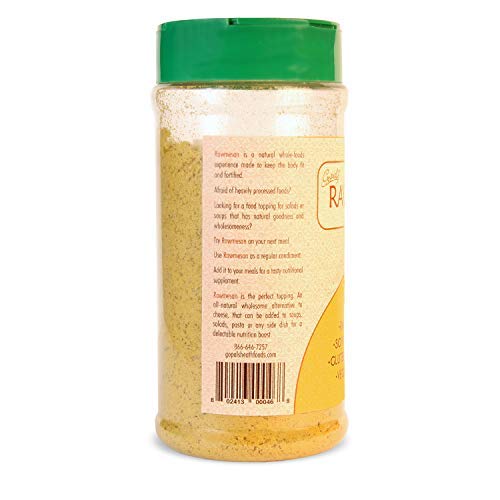 Vegan Nutritional Yeast Seasoning, Gopals Rawmesan Original (Parmesan Cheese Alternative) - 8 Ounces
