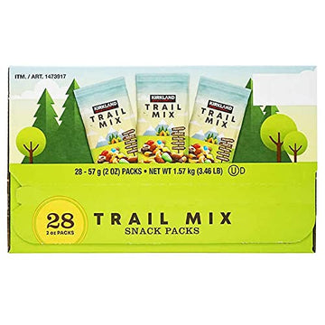 Kirkland Signature Trail Mix Snack Pack, 2 Ounce (Pack of 28)