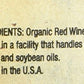Napa Valley Naturals Organic Red Wine Vinegar, 128 Fl Oz, Pack of 1