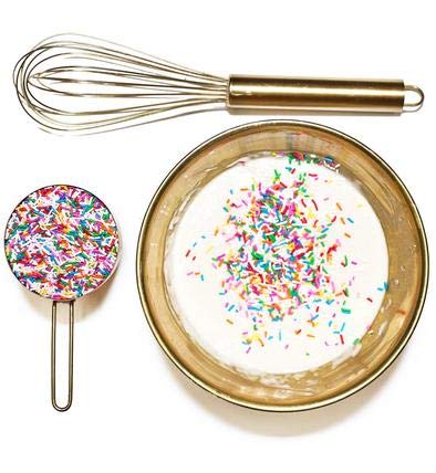 Fancy Sprinkles Classic Rainbow Crunchy Jimmies, Real Sugar, For Ice Cream, Cookies, Cakes, Cupcakes, Dessert Decorating, Origin