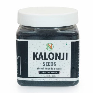 Naturevit Kalonji Seeds, 300G - [Jar Pack] | Nigella Seeds | Seeds For Hair Growth | 100% Natural | Culinary Spice | Health Bene