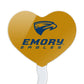 GRAPHICS & MORE Cupcake Picks Set of 6 - Acrylic Heart Toppers - Emory University