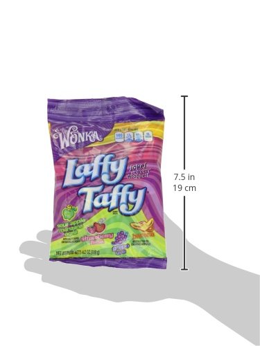 Wonka Laffy Taffy Assorted Candy 4.2 Ounce