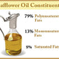 eSutras Organics Linoleic Safflower Oil - Cold Pressed, Moisturizing Non-GMO Oil For Hair, Body & Skin Care(16 oz)