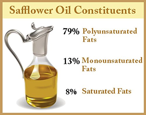 eSutras Organics Linoleic Safflower Oil - Cold Pressed, Moisturizing Non-GMO Oil For Hair, Body & Skin Care(16 oz)