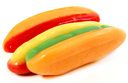 Efrutti Hot Dog Gummy Candy,2 Lb-101 Count Bulk Bag,32 Ounces