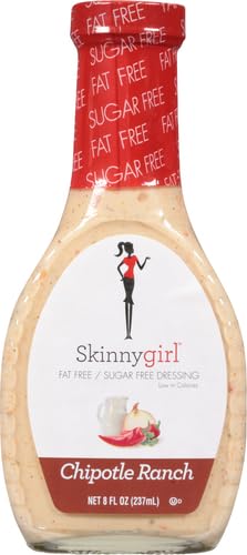 Skinnygirl Salad Dressing, Fat-Free Sugar-Free Chipotle Ranch, 8 Fl Oz