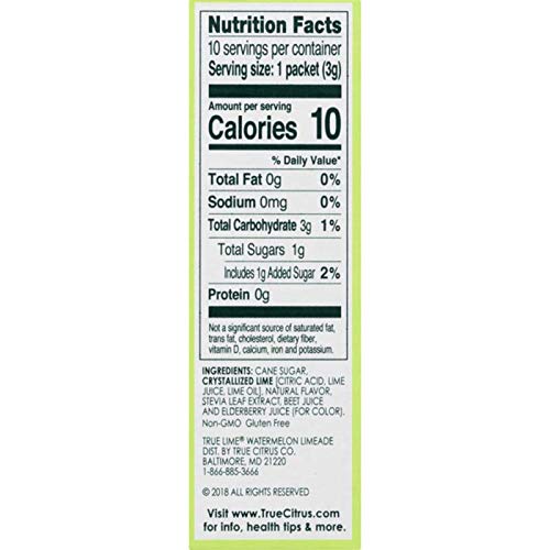 True Lime Watermelon Limeade, 10 Ct - 3 Pack
