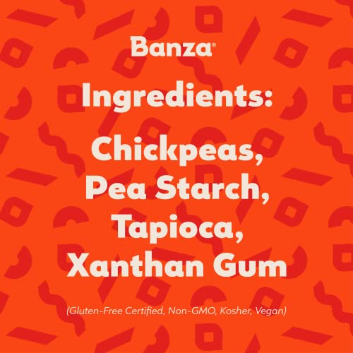 Banza Chickpea Pasta, Rigatoni - Gluten Free Healthy Pasta, High Protein, Lower Carb and Non-GMO - (Pack of 6)