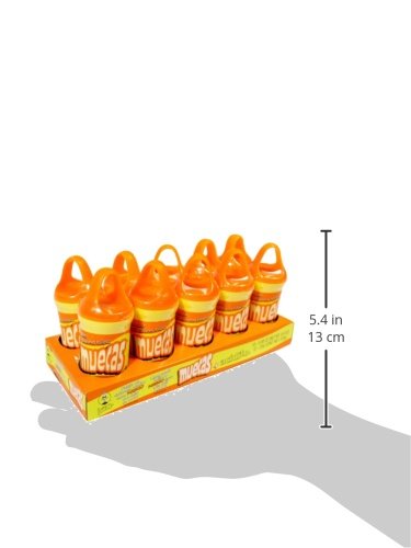 Lucas Muecas Lollipop Mango Flavor Candy, 0.96Oz - 10 Pieces Pack For Treats, Snack, Parties, Piñatas