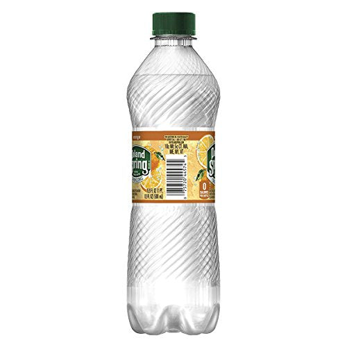 Poland Spring Brand Sparkling Natural Spring Water, Mandarin Orange 16.9 Fl Oz, 8 Count
