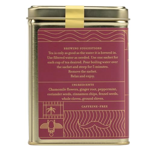 Harney & Sons Death on the Nile Herbal Tea  20 enhanced Sachets  Caffeine Free