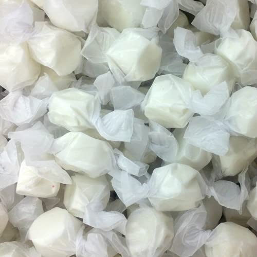 Gourmet Soft and chewy Salt Water Taffy Candies - Individually Wrapped - Bulk bags (Vanilla, 5 Pound (Pack of 1))