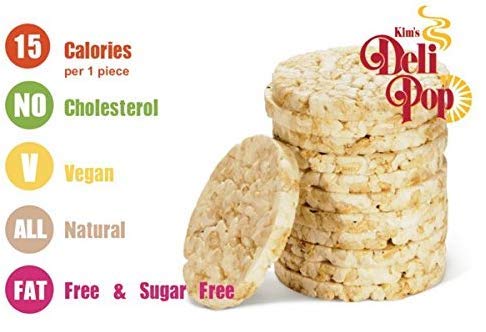 Kim'S Deli Pop Rice Cakes | 3 Pack | Keto, Paleo, Multigrain, Natural Vegan | Sugar Free Korean Snack | Low Calorie, Low Fat, Wh