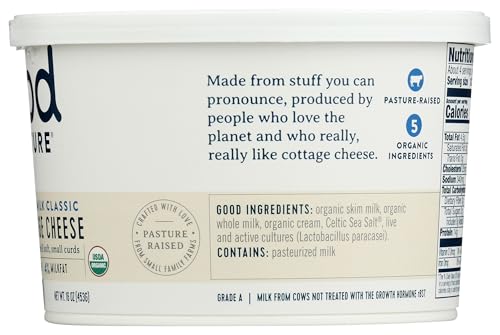 Good Culture Organic Classic Cottage Cheese, 16 oz