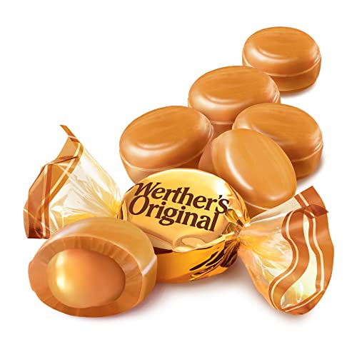 Werther'S Original Creamy Caramel Filled Candy, 2.65 Oz Bags (Pack Of 12)