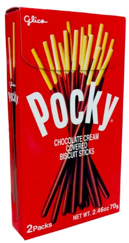 Glico, Snack Pocky Choco Eng, 2.47 Oz, (Pack Of 10)