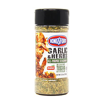Badia Garlic & Herbs All-Purpose Seasoning, 2.5 oz (Pack of 12), Off White with Herbs & Garlic Granules