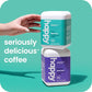happy coffee light roast whole bean coffee, 12 oz., notes of cashew & elation, recyclable container, grown & harvested in Colomb