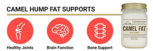 Desert Farms Organic Camel Hump Fat - Halal, Paleo, Keto - 14 oz - Gluten-Free, High Smoke Point