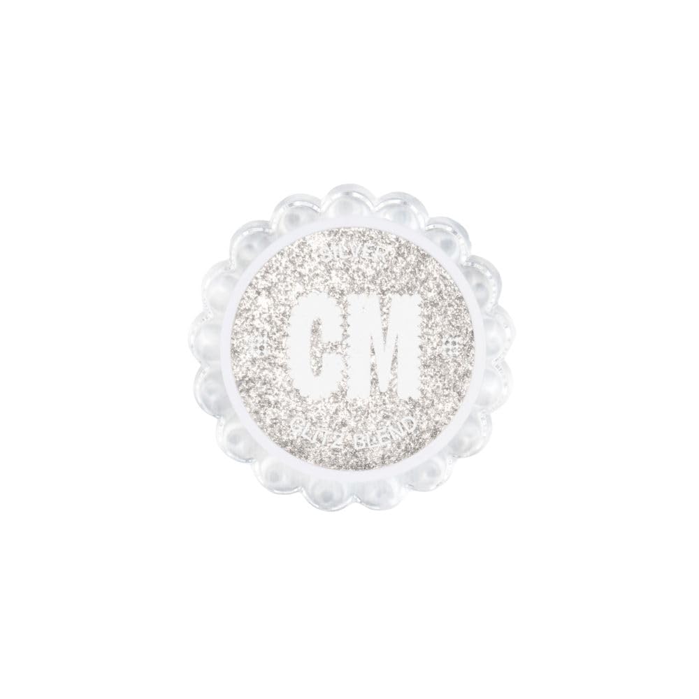 Colour Mill Glitz Blend Powder Food Color, 10 Milliliters Silver