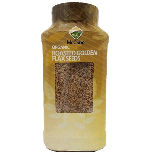 Mccabe Organic Roasted Golden Flax Seeds - Healthy Roasted Flaxseed For Cooking And Baking | Usda And Ccof Certified | Product O