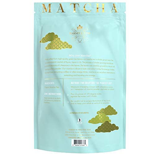 Harney & Sons Organic Everyday Matcha | 16Oz Bag Powdered Matcha Tea