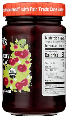 Crofters Fruit Spread Cherry 16.5 OZ, Model 0067275006700