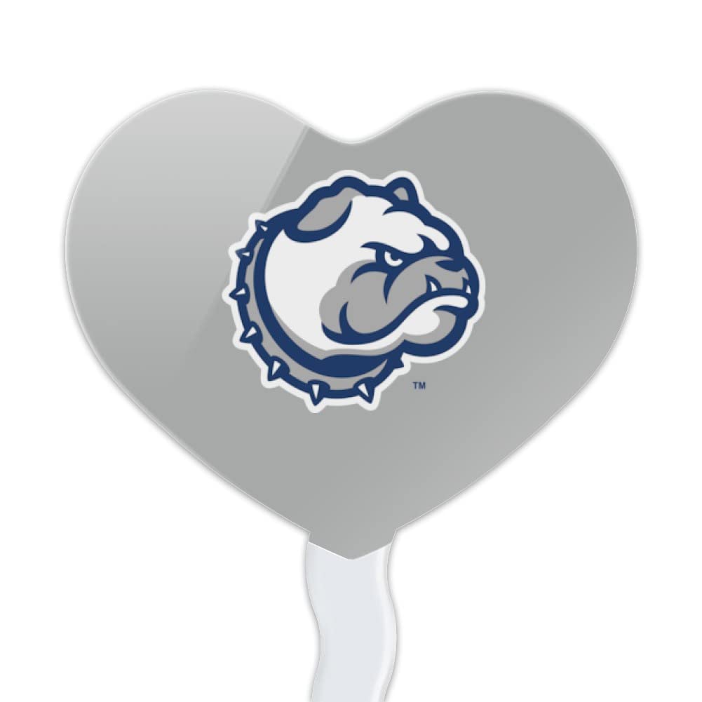 GRAPHICS & MORE Acrylic Cupcake Picks Set of 6, Drake University Heart Decoration, One Size, Model CUPCAKE.HEART.CLCDR.Z007544