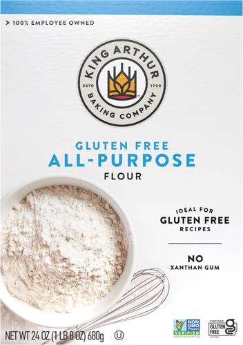 King Arthur, All-Purpose Flour, Gluten-Free Flour, Non-GMO Project Verified, Certified Kosher, 24 Ounces (Pack of 2)