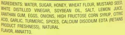 Beaver Sweet Honey Mustard, 13 Ounce Squeeze Bottle (Pack of 6)