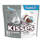 HERSHEYS HUGS & KISSES Milk Chocolate and White Creme Candy Family Pack, 15.6 oz