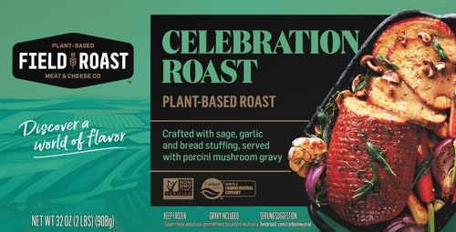 Field Roast, Frozen Plant-Based Celebration Roast, Sage & Garlic with Gravy, 2 lb.