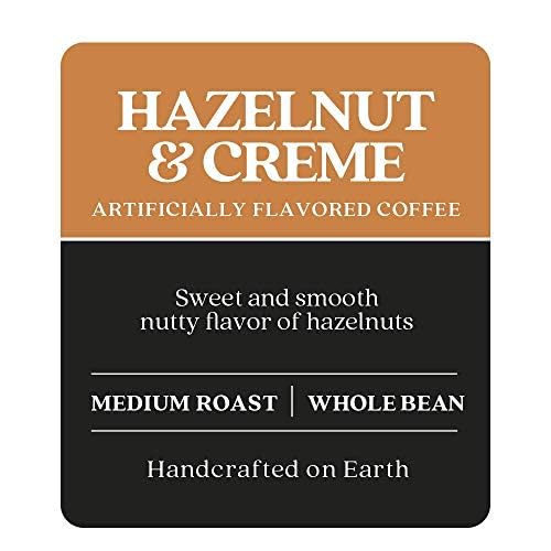 Copper Moon Medium Roast Whole Bean Coffee, Hazelnut & Cream Blend, 5 Lb