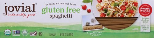 Jovial Gluten Free Brown Rice Pasta Organic - Award-Winning Taste & Texture, Non-GMO, Free of Top 8 Allergens, Vegan Brown Rice